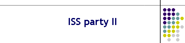 ISS party II
