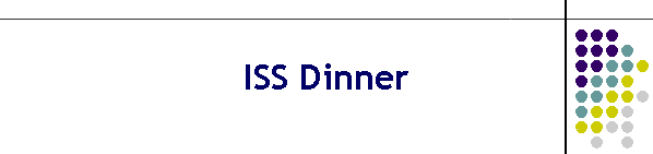 ISS Dinner